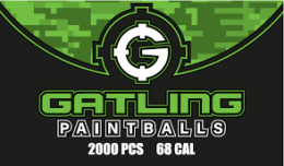 Kulki paintballowe 0,68" Gatling - 2000 szt.